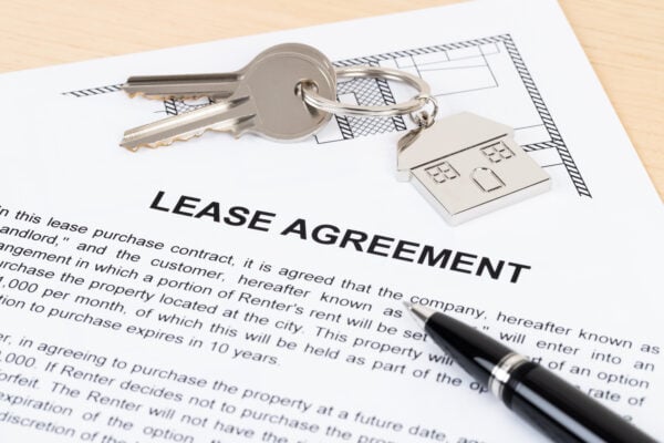 Rental agreement paperwork