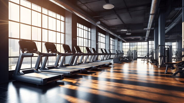 An empty gym 