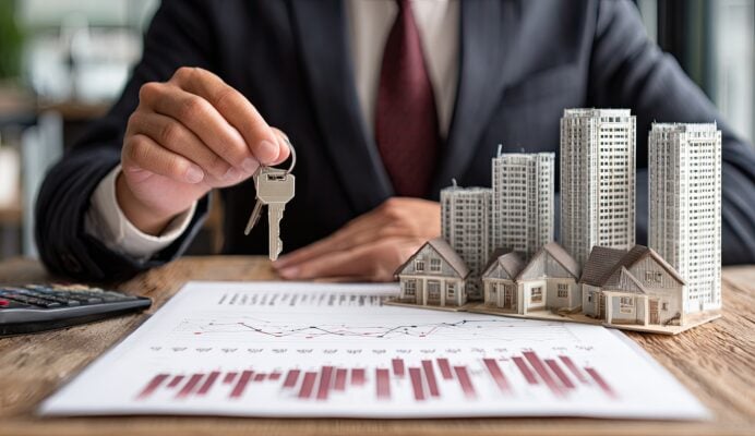 Property manager reviewing rental pricing and occupancy strategy